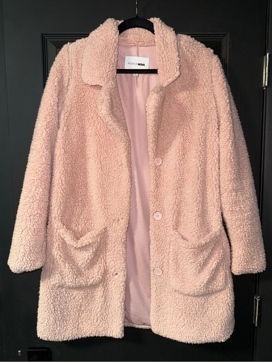 Fashion Nova Jackets & Blazers - Fuzzy Teddy Coat
